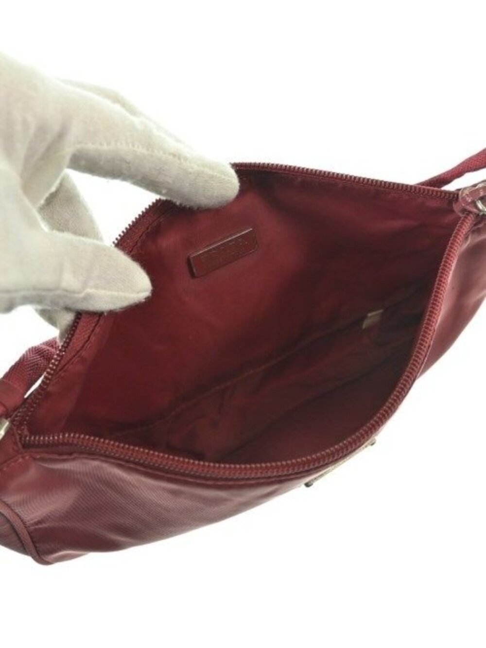 Prada Nylon Handbag Red - Picture 3 of 12